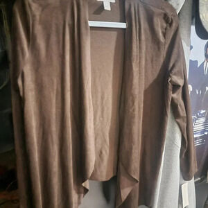 Charter Club Open Jacket Open Cardigan Style Womens Medium Office Preppy NWT